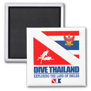 Dive Thailand (sq) Magnet