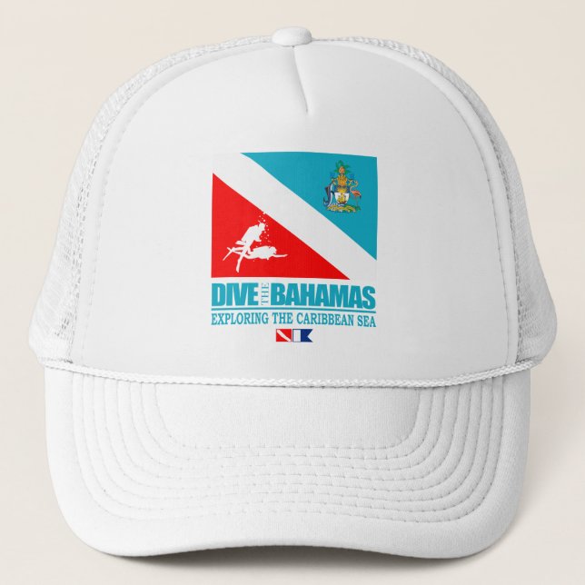 Dive The Bahamas Trucker Hat (Front)