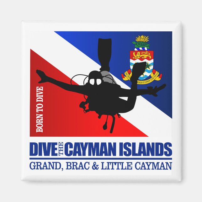 Dive The Cayman Islands DF2 Magnet (Front)