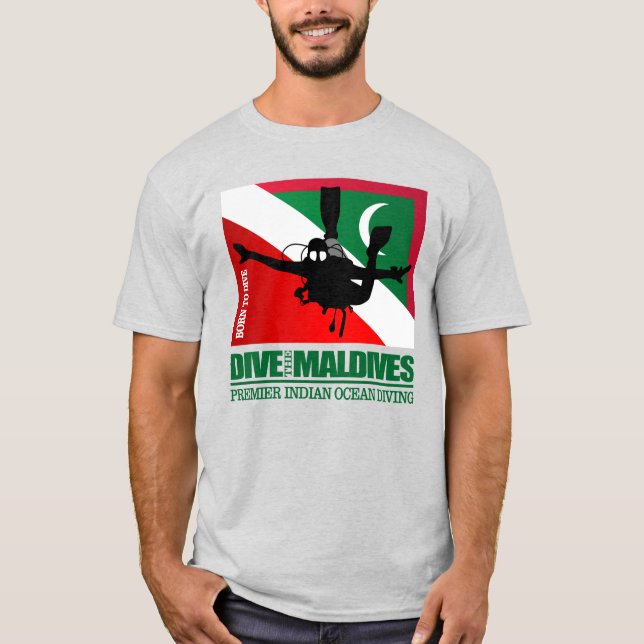 Dive The Maldives DF2 T-Shirt (Front)