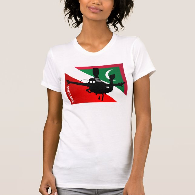 Dive The Maldives DF2 T-Shirt (Front)