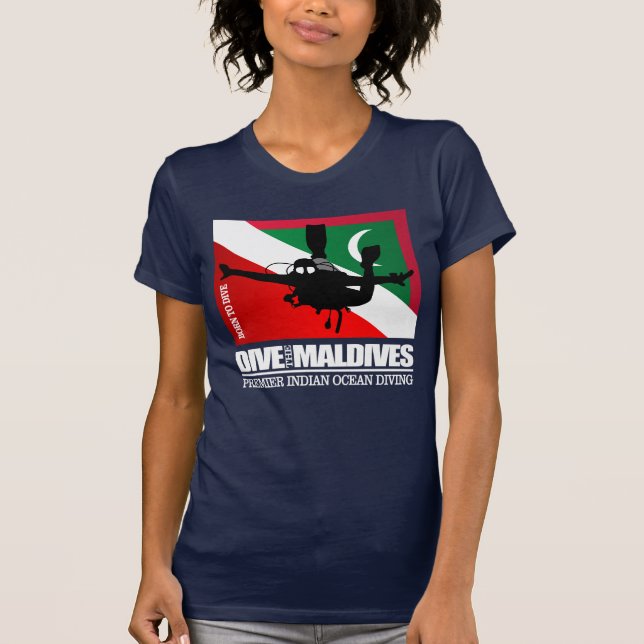 Dive The Maldives DF2 T-Shirt (Front)
