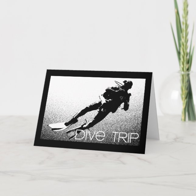 Dive Trip Greeting Card (Front)