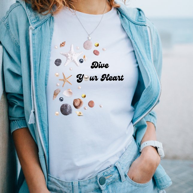 Dive your heart T-shirts (Creator Uploaded)