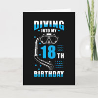 Diver 18th Birthday Gift