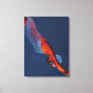 Diver 2 canvas print