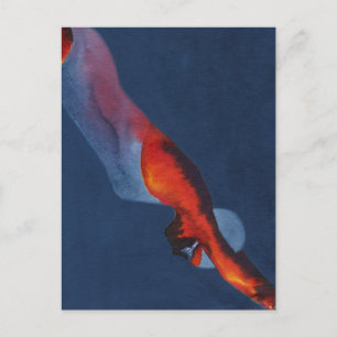 Diver 2 postcard