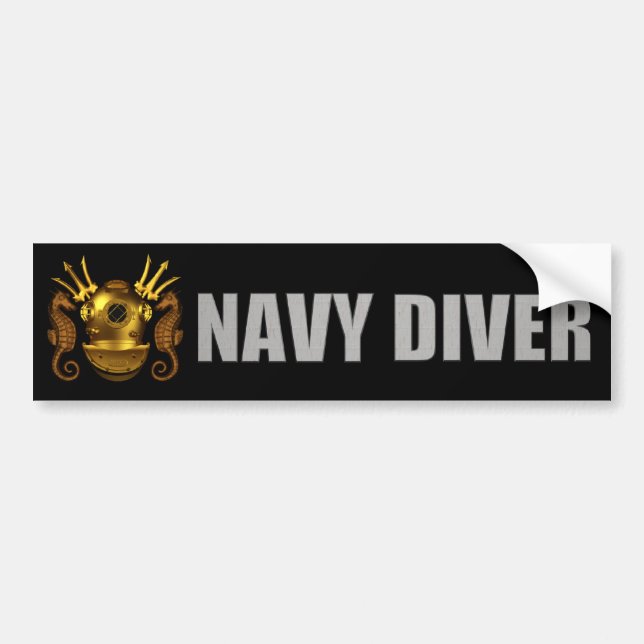 diver bumper sticker (Front)