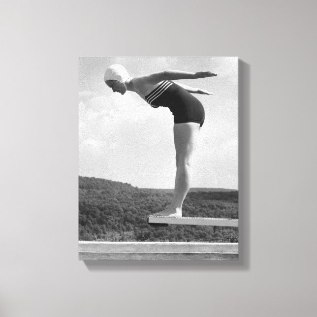 Diver Canvas Print (Front)