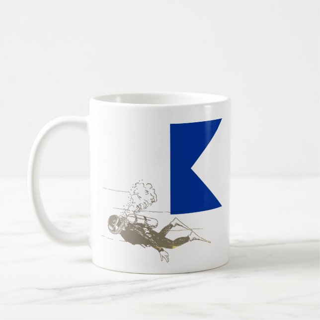Diver Down Coffee Mug (Left)