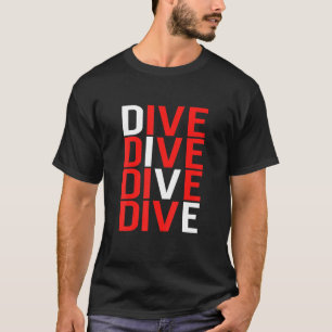 Diver Down Flag Scuba Diving Dive T-Shirt