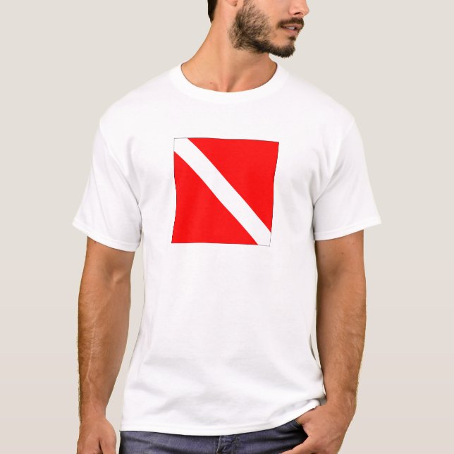 Diver Down Flag T-Shirt (Front)
