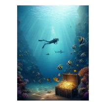 Diver finds a treasure 