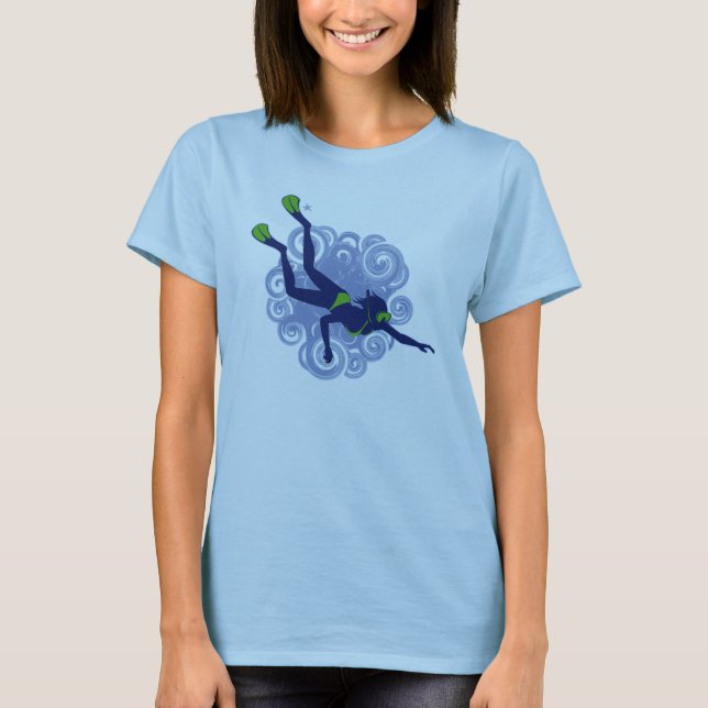 Diver Girl Women´s Tee (Front)