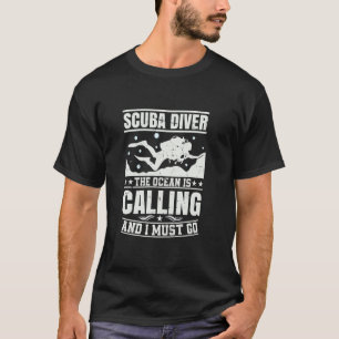 Diver Men Women Scuba Diving T-Shirt