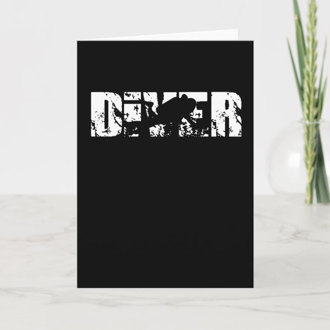 Diver Scuba Card (Front)