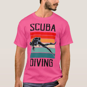 Diver Snorkelling Vintage Scuba Diving T-Shirt