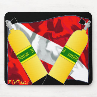 Divers Den-Flags Mouse Mat