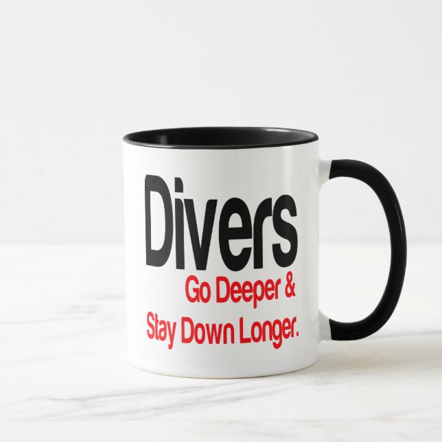 Divers Go Deeper Mug (Right)