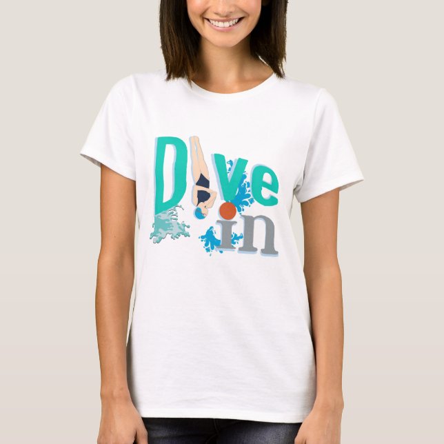 Divers Novelty Design T-Shirt (Front)