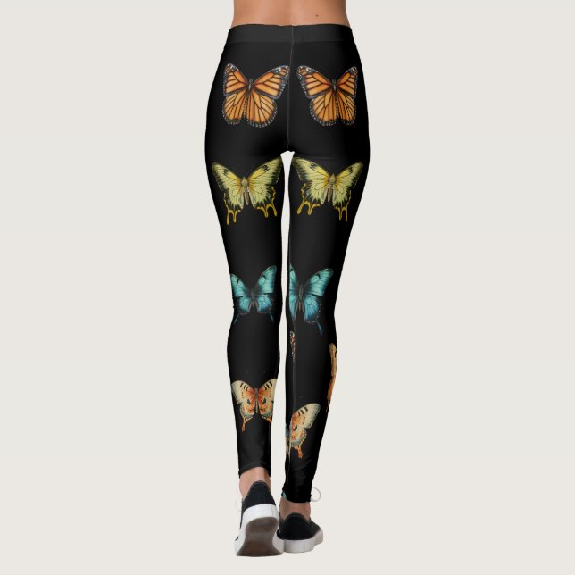 Diverse Butterflies Delight Leggings (Back)