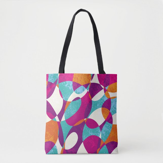 Diverse colours, vintage pattern collection. tote bag (Front)
