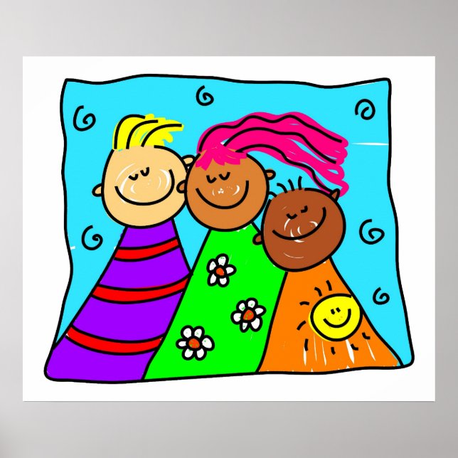 diverse friends poster (Front)