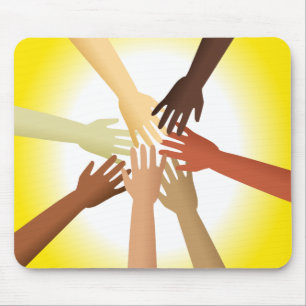 Diverse Hands Mouse Mat