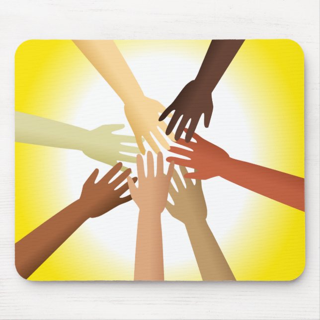 Diverse Hands Mouse Mat (Front)
