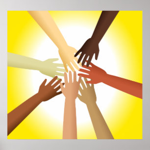 Diverse Hands Poster