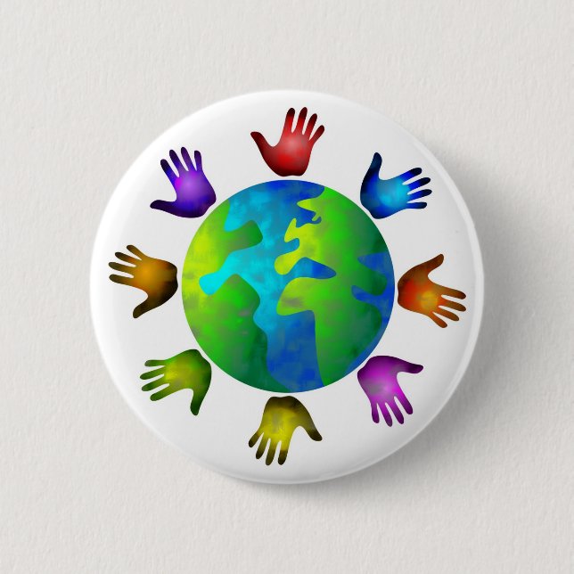 Diverse World 6 Cm Round Badge (Front)