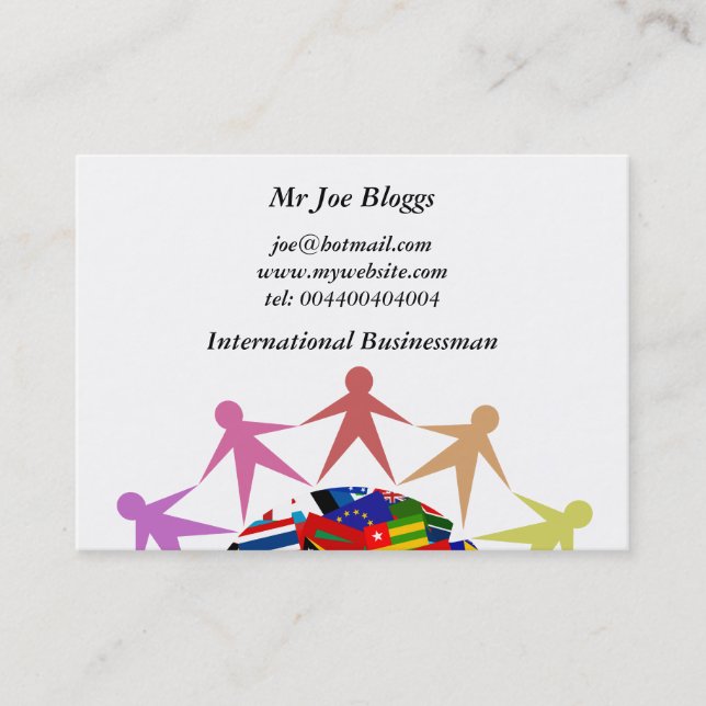 Diverse World, Business Card (Front)
