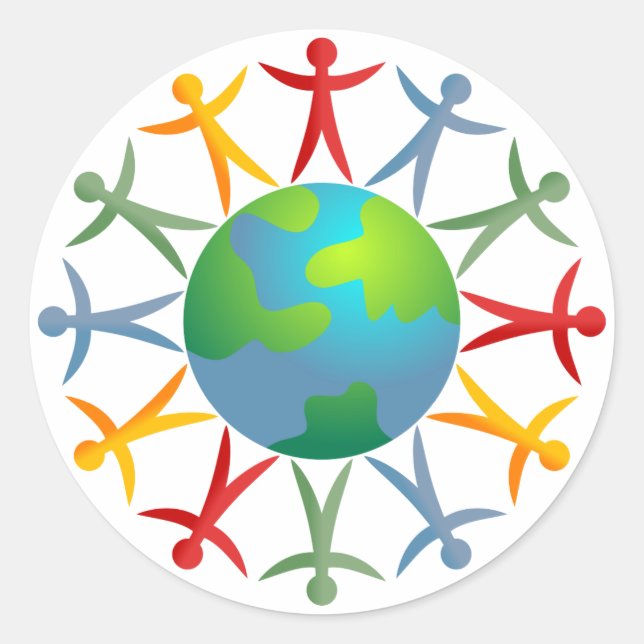 Diverse World Classic Round Sticker (Front)