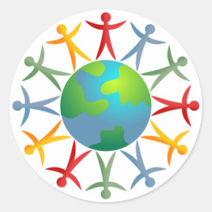 Diverse World Classic Round Sticker