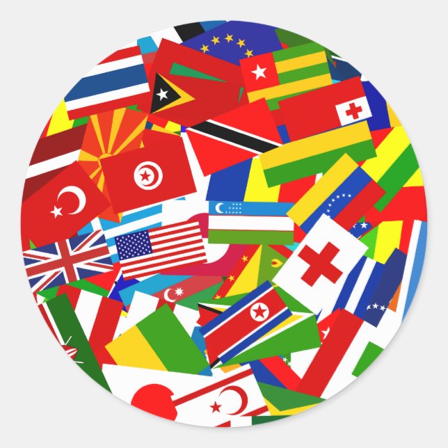 Diverse World Classic Round Sticker (Front)