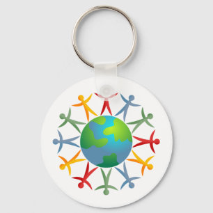 Diverse World Key Ring