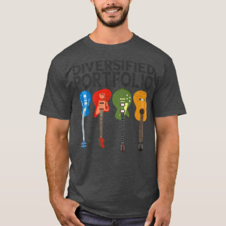 Diversified Portfolio Electric Guitars Bass Acoust T-Shirt