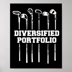 Diversified Portfolio Golf  Poster