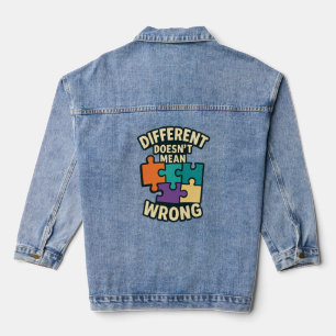 Diversity Acceptance T-Shirt – Embrace Uniqueness  Denim Jacket