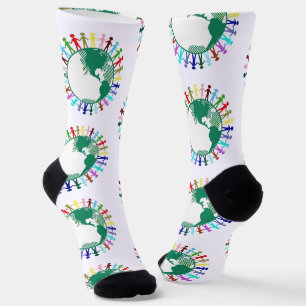 Diversity Around the World Socks