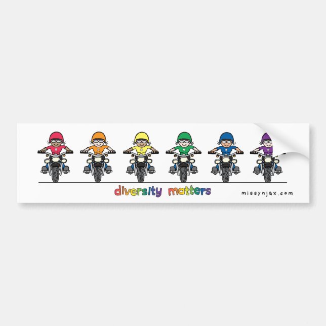 Diversity Bumper Sticker (Front)