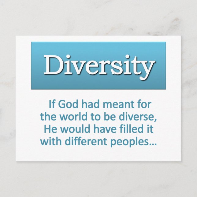 Diversity Definition Postcard (Front)