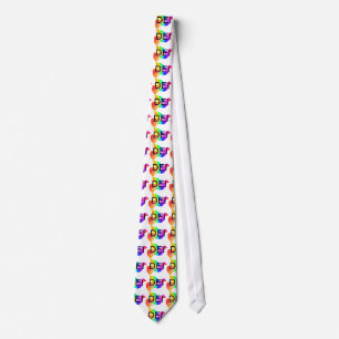 Diversity Equity Inclusion (black lettering) Tie
