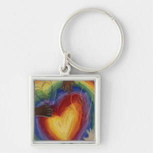 Diversity, Equity, & Inclusion DEI Keychain Charm