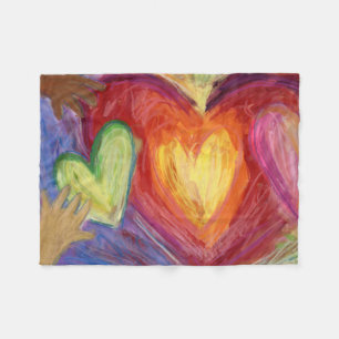 Diversity, Equity, Inclusion Fleece Throw Blanket