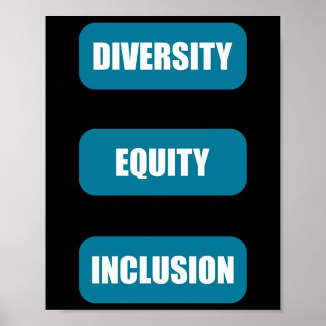 Diversity Equity Inclusion Pack Sticker2  Poster (Front)