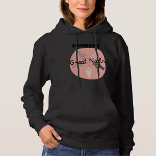 Diversity Great Nails and Equality Multiracial Man Hoodie