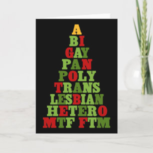 Diversity Holiday Tree Card