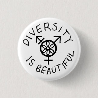 Diversity is Beautiful 3 Cm Round Badge