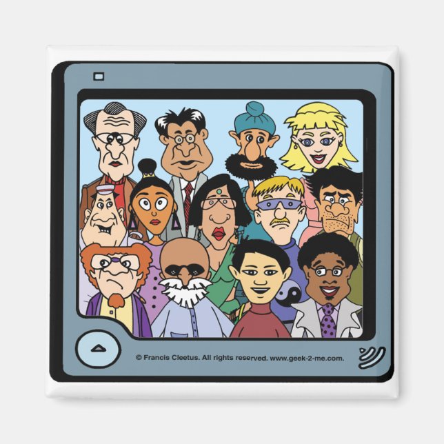 Diversity is Cool magnet (Front)